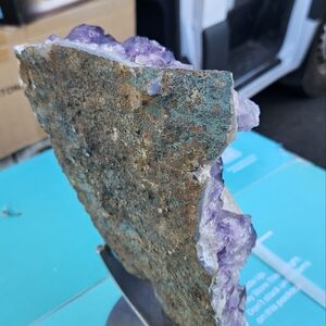 8lb amethyst and crystal...really pretty